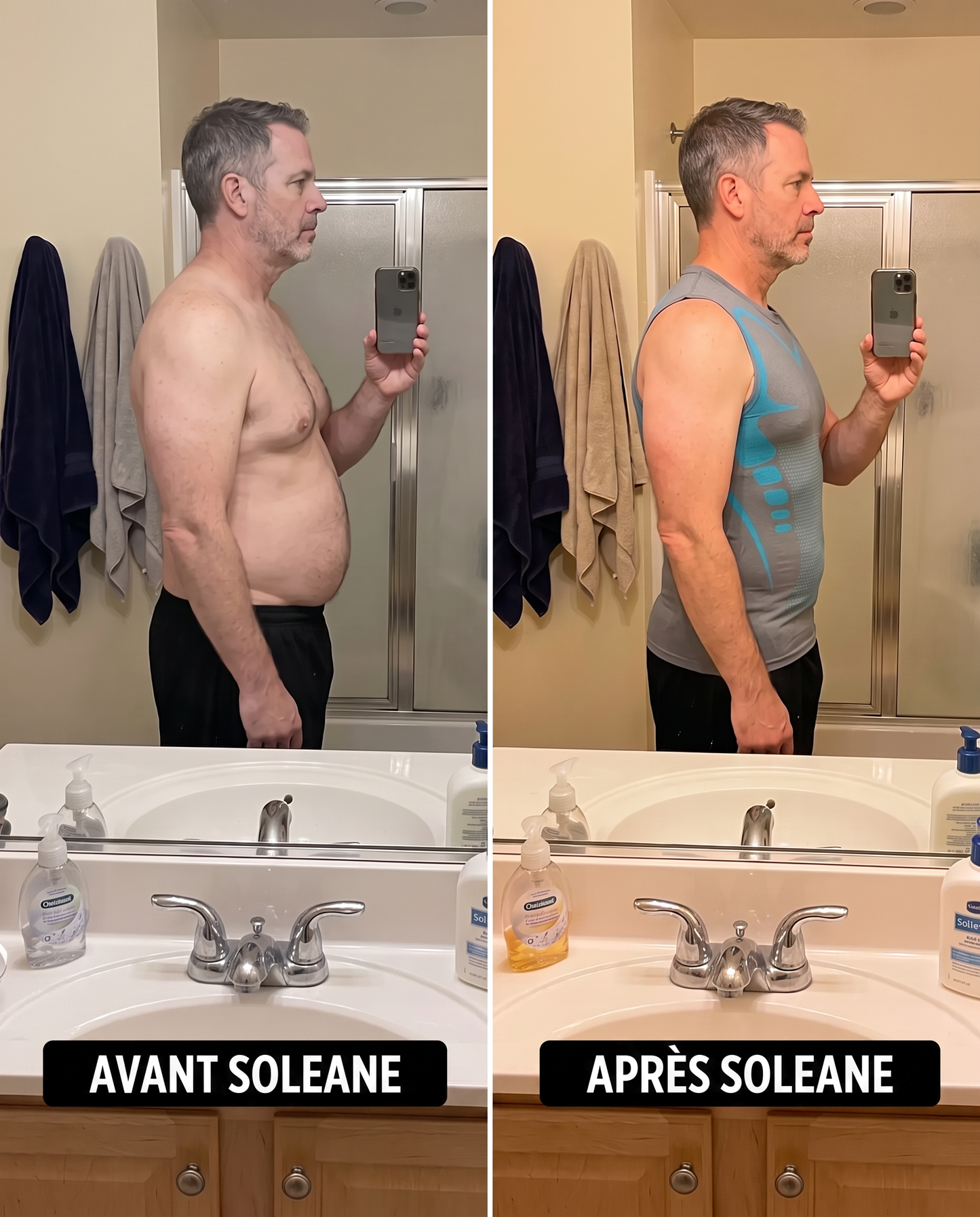 Votre chemise tombe droite. Dès ce matin.